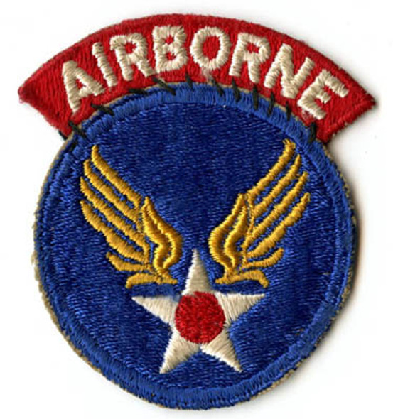 Scarce WWII USAAF Airborne Engineers Arc Sewn to Headquarters Patch