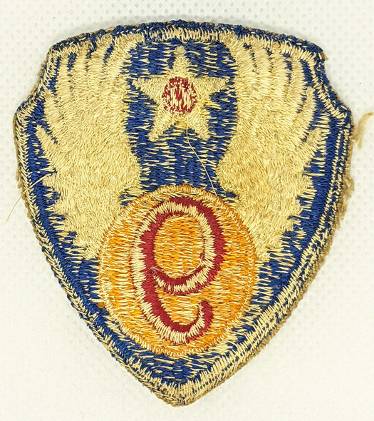 WWII USAAF 9th Air Force Patch, Lightly Used