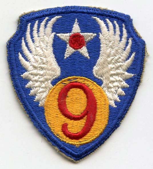 WWII USAAF 9th Air Force Patch, Unworn
