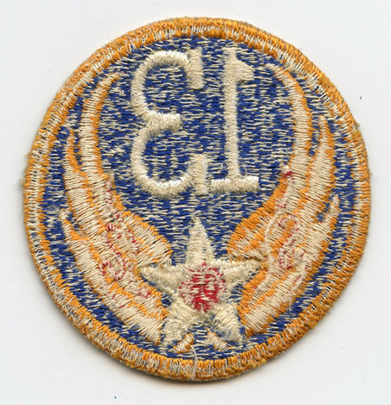 WWII USAAF 13th Air Force Patch Lightly Used