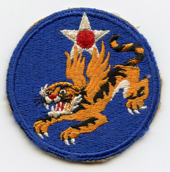 WWII USAAF 14th Air Force Patch 1-1/2 Elbow Variant Unworn
