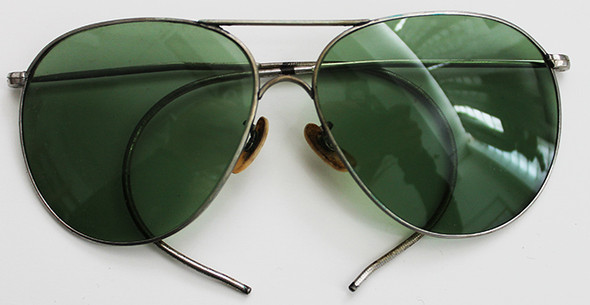 Rare Pre / Early WWII US Air Corps / USN Aviator Sunglasses by American Optical in Original Case