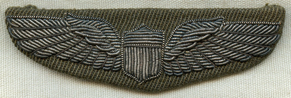 Wonderful 1930s - Early WWII Wings etc Grouping of WWII Brig General Paul E. Burrows