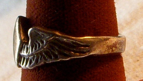 VERY RARE WW II Sterling WASP Ring