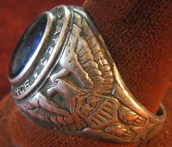 Korean War Era USAF Ring in Sterling Silver