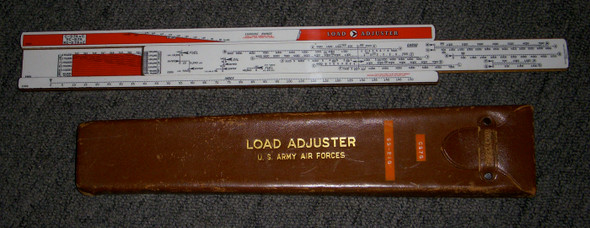 Scarce 1950s C-97A, KC-97, etc. Load Adjustor in Earlier USAAF Leather Case
