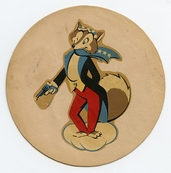 WWII Disney Designed USAAF 31st Fighter Sq 37th FG 2nd & 4th AF Leather Jacket Patch