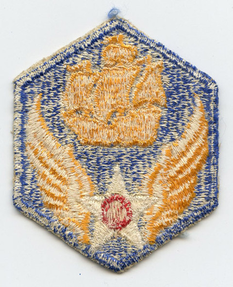 WWII USAAF 6th Air Force Patch "Large Ship" Variant, Well Used