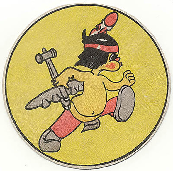 Great Leather WWII USAAF 529th Bomb Squadron, 380th Bomb Group, 5th Air Force Squadron Patch