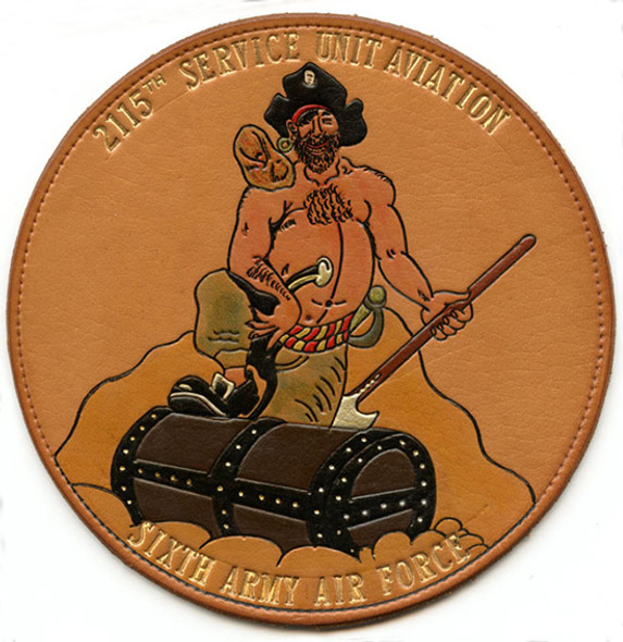 Only One I've Seen! Fab WWII USAAF 2115th Service Unit Aviation, 6th Air Force Disney Jacket Patch