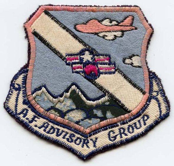 Rare Korean-Made Korean War US 6146th AF Advisory Group Jacket Patch