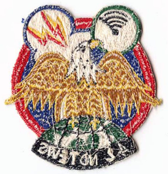 Late 1960s USAF 42nd Tactical Electronic Warfare Squadron TEWS Jacket Patch Japanese-Made Vietnam