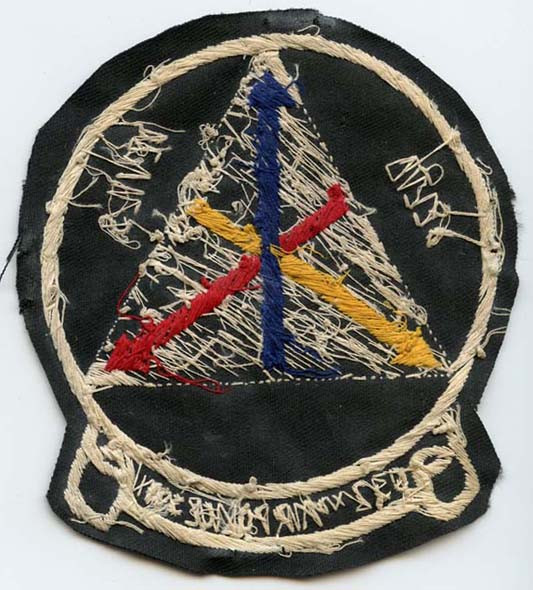 Beautiful 1964-1965 USAF 632nd Air Police Squadron Jacket Patch Handmade in Vietnam