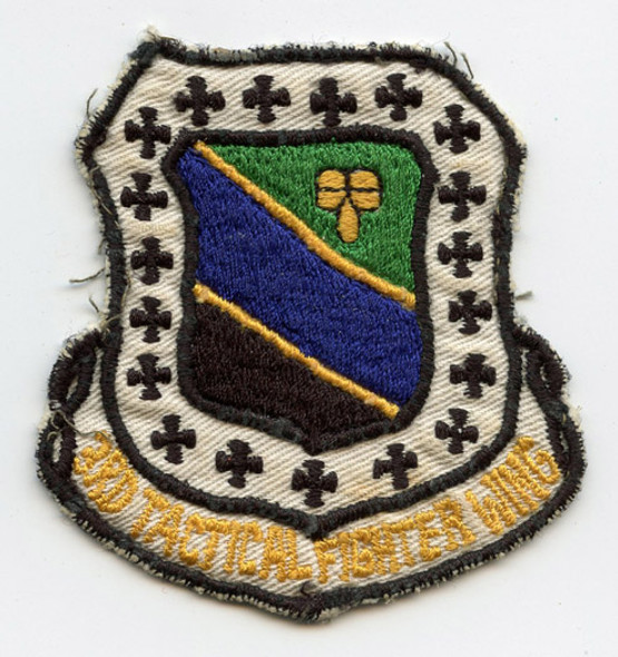 1970's USAF 3rd Tactical Fighter Wing (TFW) Jacket Patch Made in Philippines