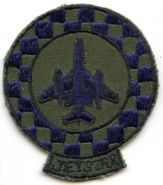 Ca. 1970 Japanese Made USAF C-140A Lockheed Jetstar Transport Jet Subdued Jacket Patch