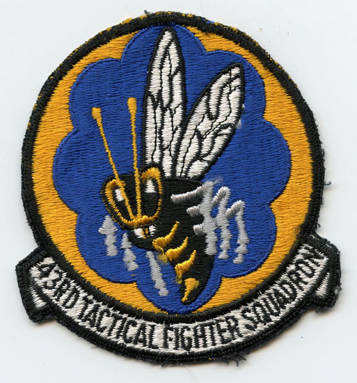 Circa 1970 USAF 32nd Tactical Fighter Squadron TFS (aka Wolfhounds