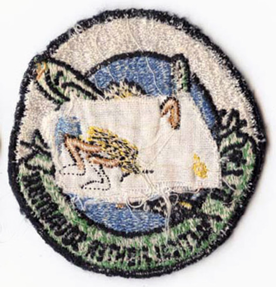 Circa 1980 USAF 47th Tactical Fighter Squadron (aka "Hornets") Jacket Patch Factory-Repaired