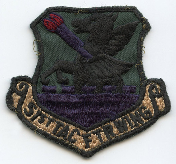 Late 1970s - Early 1980s USAF 51st Tactical Fighter Wing TFW Jacket Patch Korean-Made