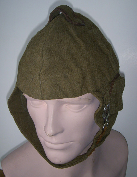Very Rare WWI US Air Service (USAS) Pilot Helmet in Wool