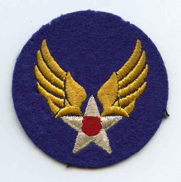 WWII USAAF Headquarters Shoulder Patch Embroidered on Felt