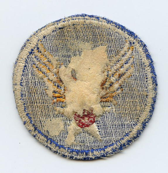 WWII USAAF Headquarters Bordered Shoulder Patch on Wool Felt