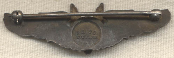 Sterling WWII USAAF Shirt Size Air Gunner Wing by Amico