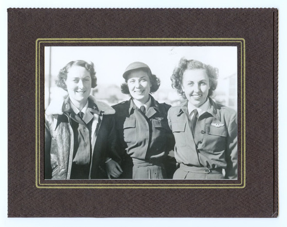 Modern Print of WWII Period WASP Photo, IDed & Dated on Reverse