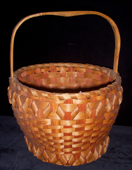 Nice Old Micmac or Passamaquoddy-Made Basket from Maine