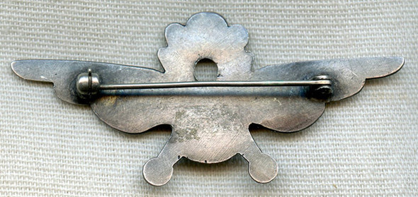 Cool 1940s-1950s Native American Silver "Wing"