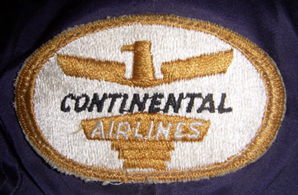 Early to Mid-1960s Continental Airlines Ground Crew Cap with Logo & Period IAM Union Cell