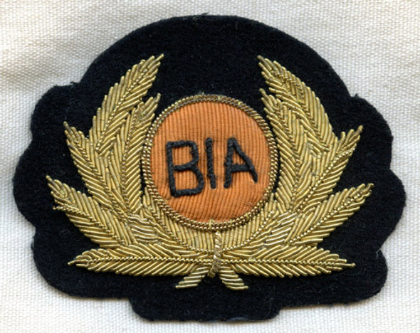 1970s British Island Airways (BIA) Pilot Hat Badge
