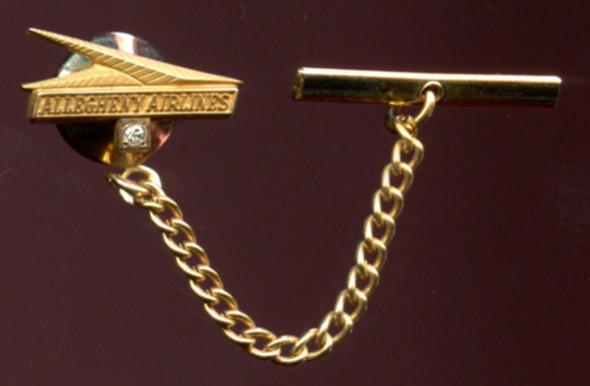 Early 1970's Allegheny Airlines 20 Years of Service Lapel Pin