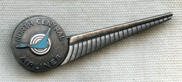 Late 1950s North Central Airlines Stewardess Wing 2nd Issue for Less Than 5 Years' Service