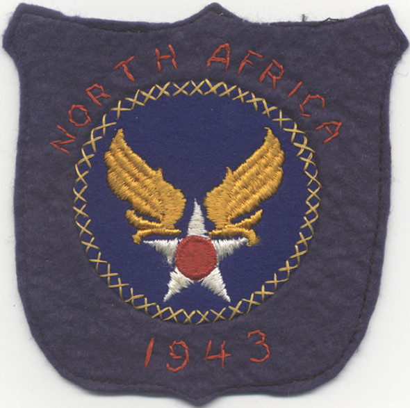 WWII Novelty USAAF North Africa 1943 Jacket Patch