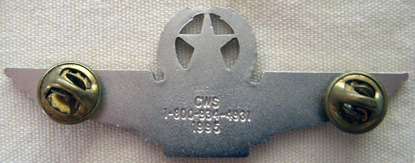 1995 Frontier Airlines II Captain Wing 1st Issue