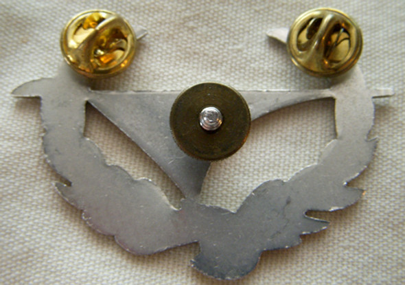 Early 1990s Capitol Air Express (CAE) Pilot Hat Badge 6th Issue