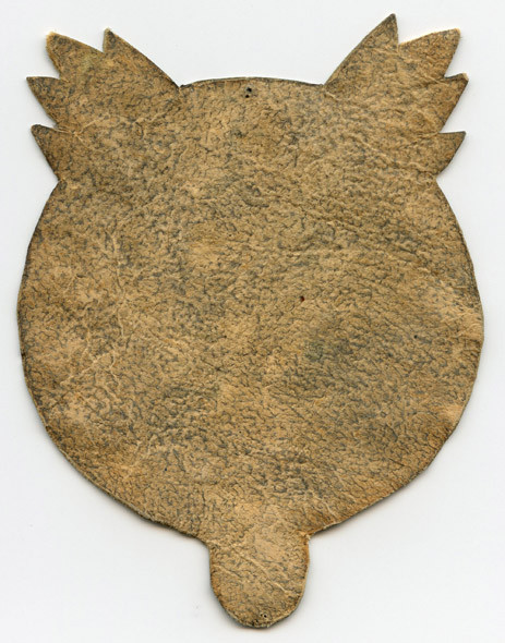 WWII CBI-Made USAAF 44th Bomb Squadron 40th Bomb Group 20th Air Force Patch Hand-Painted on Leather