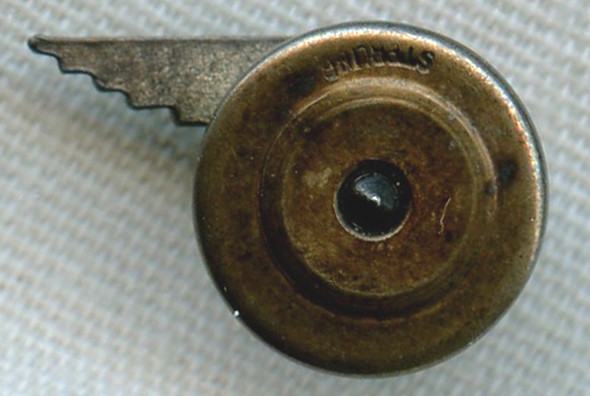 Late 1940s Pan Am One Year of Service Lapel Pin in Sterling by Balfour