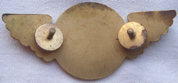 1930s Pennsylvania Central Airlines (PCA) Pilot Hat Badge 1st Issue