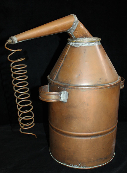 Fabulous Prohibition Era Copper Still from the Backwoods of Maine