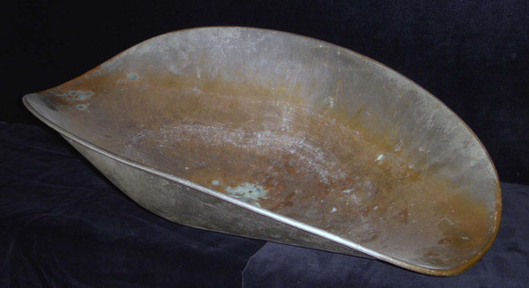 Hard-to-Find Late Nineteenth Century Country Store Scale Tray with Serial Number in Nickeled Brass
