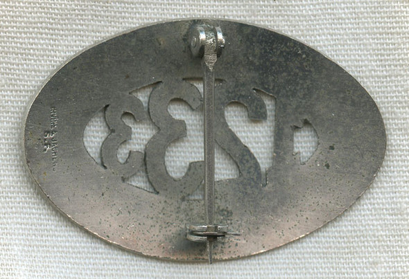 Rare Early 1920s Kauai, Hawaii Driver License (Chauffeur) Badge by Irvine & Jachens