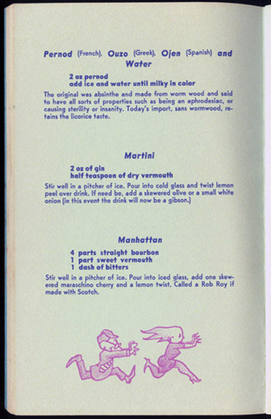 1966 "Drinking for Love: A Bachelor's Guide" by Allen Schwartz with Cocktail Recipes