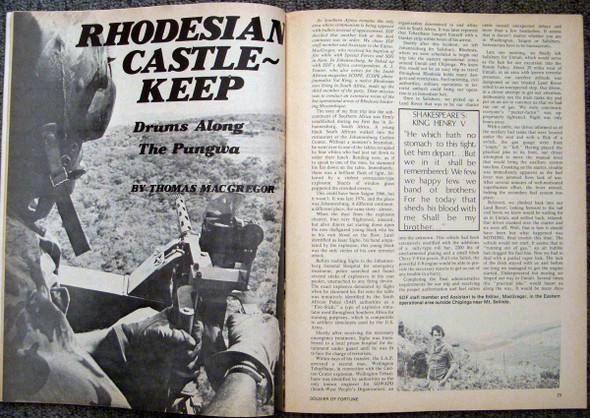 Soldier of Fortune September 1977 Edition Vol. 2, No. 3 "US Merc Destroys Cuban Spy Ring" Issue