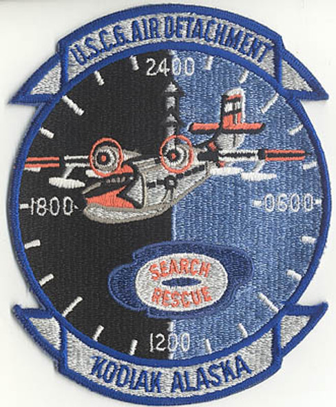 1950s USCG US Coast Guard Air Detachment Kodiak Alaska Large Jacket Patch