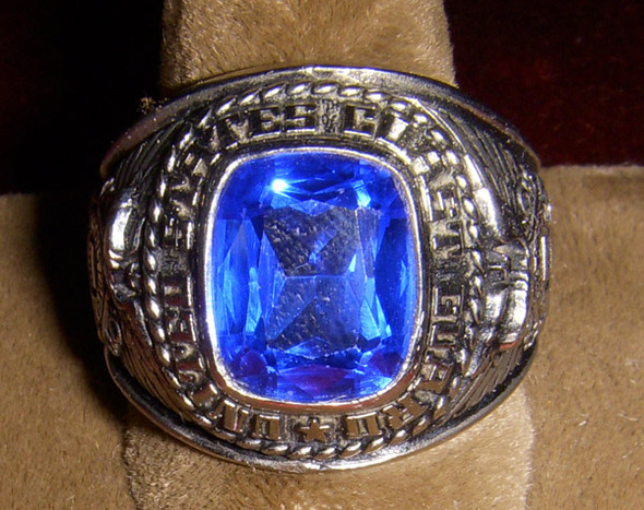 1990's - 2000's US Coast Guard (USCG) "Graduation" Type Ring by Jostens
