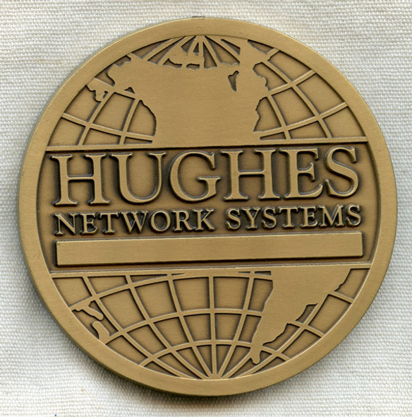 1990s Hughes Network Systems Washington, D.C. Bronze Table Medal