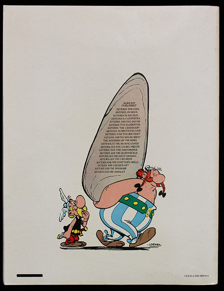 1981 "Asterix in Corsica" Graphic Novel by Goscinny & Uderzo Published in English by Darguad, Canada