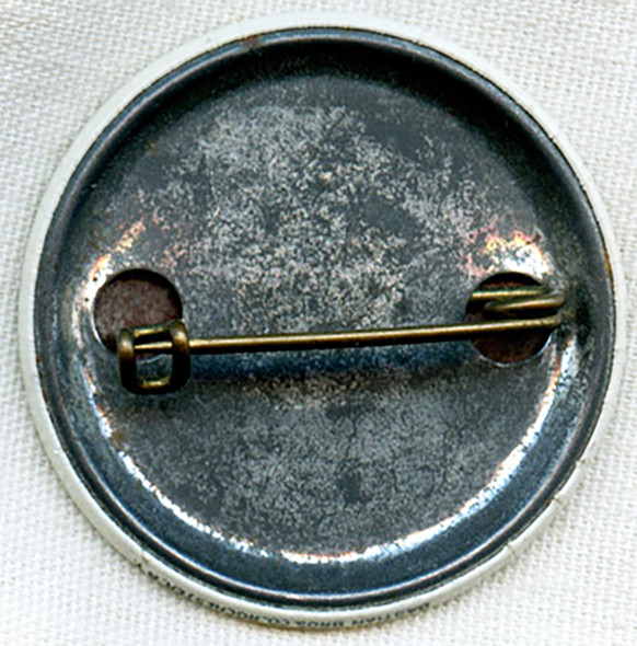 1930s Boston Edison Company (BE Co) Employee ID Celluloid Badge in Nice Condition