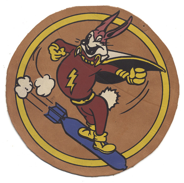 WWII USAAF 715th Bomb Squadron, 448th Bomb Group, 8th Air Force, B-24 Liberators Jacket Patch